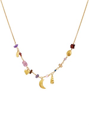 Olympia necklace Gold Maanesten
